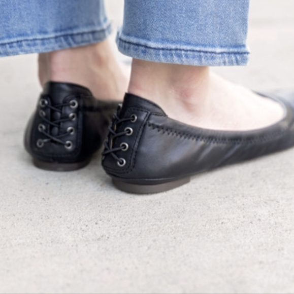 LUCKY BRAND Echo Leather Ballet Flats, Size 9.5 - Picture 2 of 5
